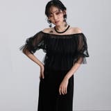 ブラック | ワンピース 体型カバー フォーマルドレス | PourVous