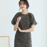 グレー | 体型カバー フォーマルドレス ワンピース | PourVous