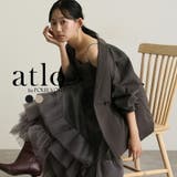 チャコール | ボリューム チュール ジャケットセット | PourVous