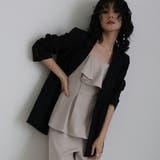 ブラック | パンツドレス パンツスーツ セットアップ | PourVous