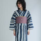 1 涼風縞模様 | 浴衣 洗える浴衣 レディース | PourVous
