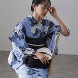 11 鹿の子と青花 | 浴衣 洗える浴衣 レディース | PourVous
