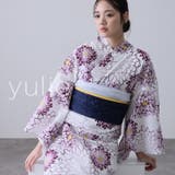 4 パープルダリア | 浴衣 セパレート 二部式 | PourVous