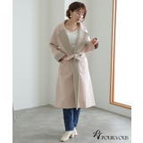 ロングコート アウター ラップコート | PourVous | 詳細画像12