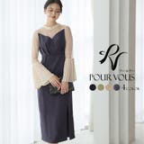 体型カバー フォーマルドレス ワンピース | PourVous | 詳細画像1