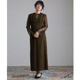 チュールインナー Vネックジレ ワンピース | PourVous | 詳細画像15 