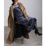 オーバーシルエット トレンチコート パーティードレス | PourVous | 詳細画像12 