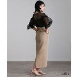 フロッキードット ビスチェ ワンピース | PourVous | 詳細画像10