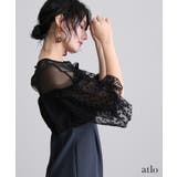 フロッキードット ビスチェ ワンピース | PourVous | 詳細画像15