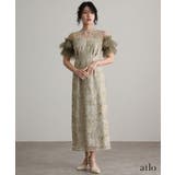 スパンコール 刺繍レース ワンピース | PourVous | 詳細画像15 