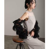 デタッチドスリーブ パーティードレス オケージョン | PourVous | 詳細画像12 