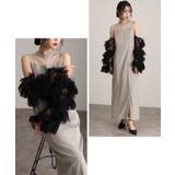 デタッチドスリーブ パーティードレス オケージョン | PourVous | 詳細画像13 