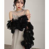 デタッチドスリーブ パーティードレス オケージョン | PourVous | 詳細画像14 