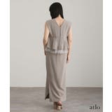 ストライプ ペプラム セットアップ | PourVous | 詳細画像10 