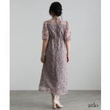 刺繍レース パフスリーブ ワンピース | PourVous | 詳細画像10 