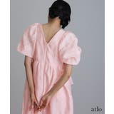 バブルスリーブ ジャガード ワンピース | PourVous | 詳細画像17 