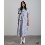 バブルスリーブ ジャガード ワンピース | PourVous | 詳細画像6 