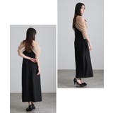 チュールドレープ ジャガード パーティードレス | PourVous | 詳細画像9 