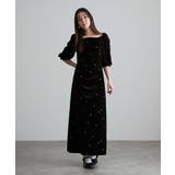 ハート ベロア ワンピース | PourVous | 詳細画像7 