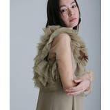 ラッフル レイヤー パーティードレス | PourVous | 詳細画像10 