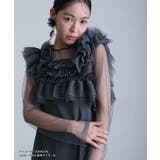 ラッフル レイヤー パーティードレス | PourVous | 詳細画像6 