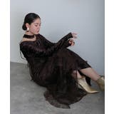 スパークルレース ベロア ワンピース | PourVous | 詳細画像8 