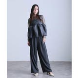 シアー ペプラム パンツ | PourVous | 詳細画像8 