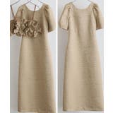 フリルビスチェ ジャカードドレス パーティードレス | PourVous | 詳細画像14 