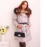 ラクーンファー ダウンコート ダウン | PourVous | 詳細画像1 