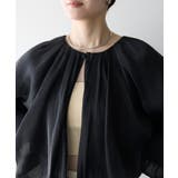 ラメ楊柳バルーンスリーブボレロ | PREFERIR | 詳細画像18 