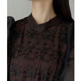 シアーバルーンスリーブドレス | PREFERIR | 詳細画像15 