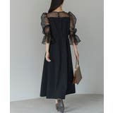 シアースリーブフレアードレス | PREFERIR | 詳細画像3 