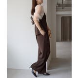 バルーンスリーブブラウス+ワイドパンツ | PREFERIR | 詳細画像14 