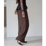 バルーンスリーブブラウス+ワイドパンツ | PREFERIR | 詳細画像17 