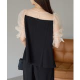 バルーンスリーブブラウス+ワイドパンツ | PREFERIR | 詳細画像6 