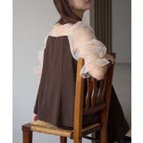 バルーンスリーブブラウス+ワイドパンツ | PREFERIR | 詳細画像9 