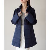 中わた切り替えスタンドカラーAラインハーフコート | PREFERIR | 詳細画像15 