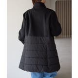 中わた切り替えスタンドカラーAラインハーフコート | PREFERIR | 詳細画像3 