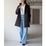 中わた切り替えスタンドカラーAラインハーフコート | PREFERIR | 詳細画像6 