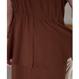 ドットチュール切り替えペプラムドレス | PREFERIR | 詳細画像15 