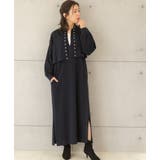 ポンチカーデアンサンブルワンピース | PREFERIR | 詳細画像1 