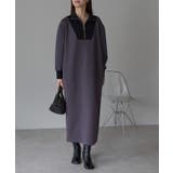 配色ジップアップカットソーワンピース | PREFERIR | 詳細画像14 