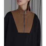 配色ジップアップカットソーワンピース | PREFERIR | 詳細画像5 