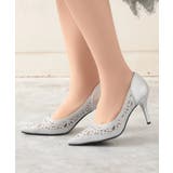 花柄パンチングカットパンプス | PREFERIR | 詳細画像1 