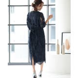 刺繍レースバックリボン結婚式パーティードレス | PREFERIR | 詳細画像11 