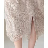 刺繍レースバックリボン結婚式パーティードレス | PREFERIR | 詳細画像21 