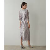 刺繍レースバックリボン結婚式パーティードレス | PREFERIR | 詳細画像9 