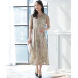 シアーレース結婚式パーティードレス | PREFERIR | 詳細画像12