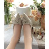 幾何柄グリッターパンプス | PREFERIR | 詳細画像1 