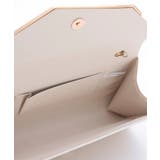 3WAYビジュー付きサテンプリーツパーティークラッチバッグ | PREFERIR | 詳細画像8 